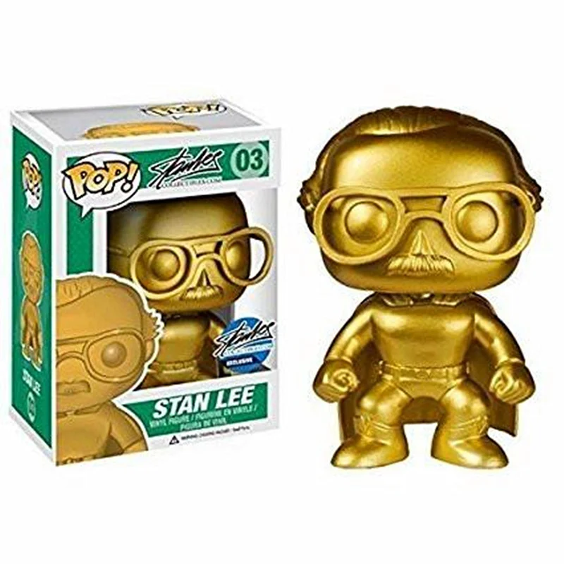 Funko-POP-Superhero-Stan-Lee-Gold-Exclusive-Edition-Collectible-Vinyl-Action-Figure-Doll-Collection-Model-Toys