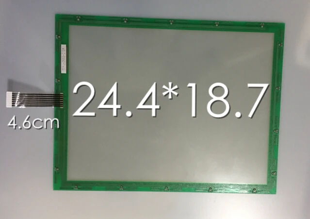 

225mm*173mm New 8 inch 9 inch 10.4 inch 4 wire N010-0550-T611 resistance touch screen 225*173mm