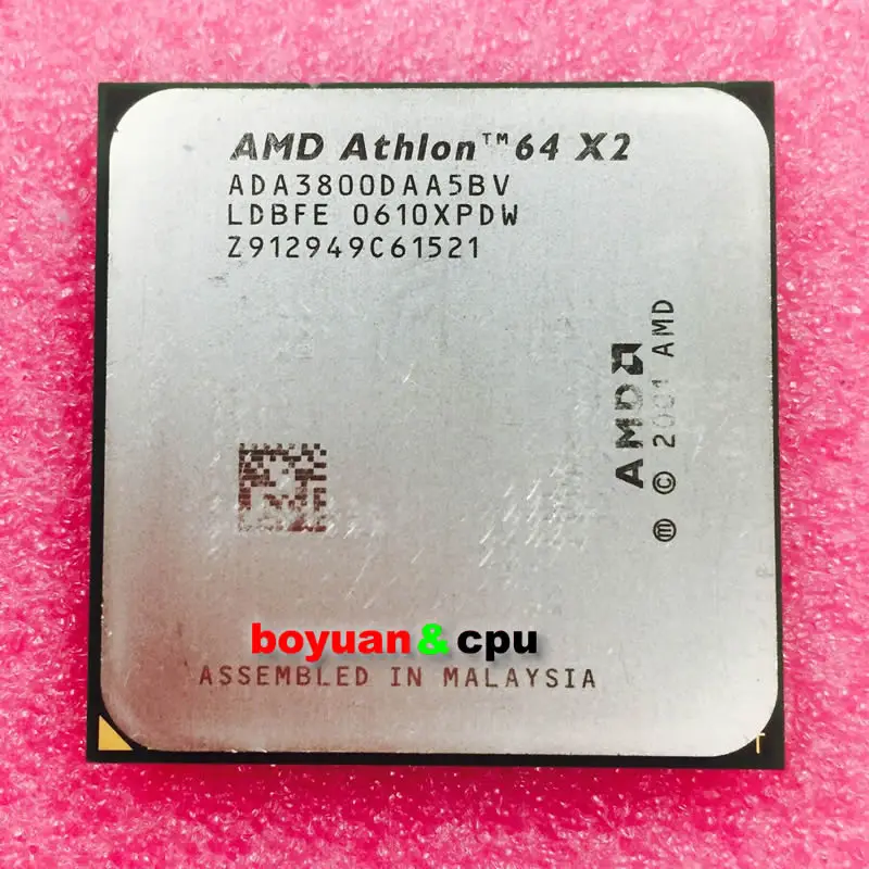 Двухъядерный процессор AMD Athlon 64 X2 3800 + 2 ГГц ADA3800DAA5CD/ADA3800DAA5BV разъем 939 | Компьютеры и