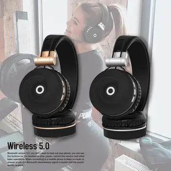 

EK-MH9 Foldable Wireless Bluetooth 5.0 Headphones Sports Gaming Headset Stereo Super Bass Earphones for xiaomi samsung iphone