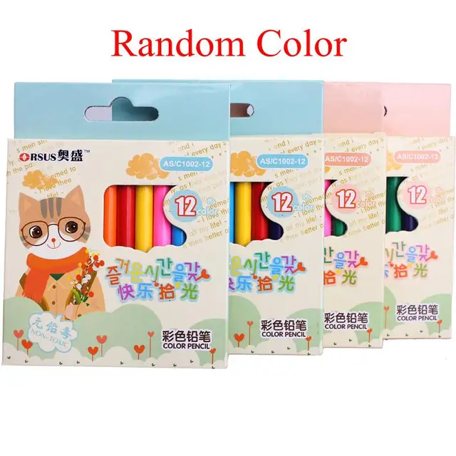 12 Color Colored Pencils Drawing Painting Set Sketching Tools Short Paragraph Painting Graffiti Art Color Pencil Children Gift Drawing Toys Aliexpress