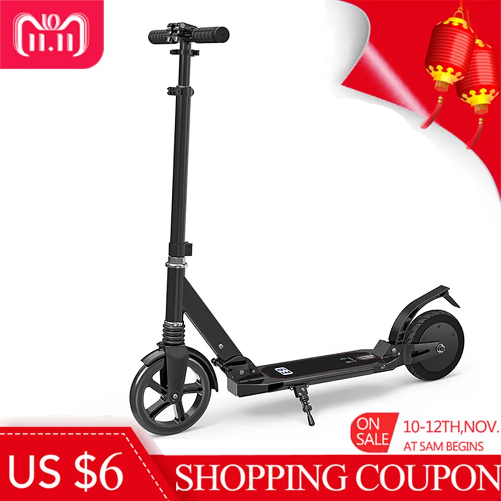 

Free Shipping 2600mAh Folding Electric Scooter with Dual 8 Inch Tire 2 Wheel Ultralight Foldable Electric Kick Scooter EU Plug