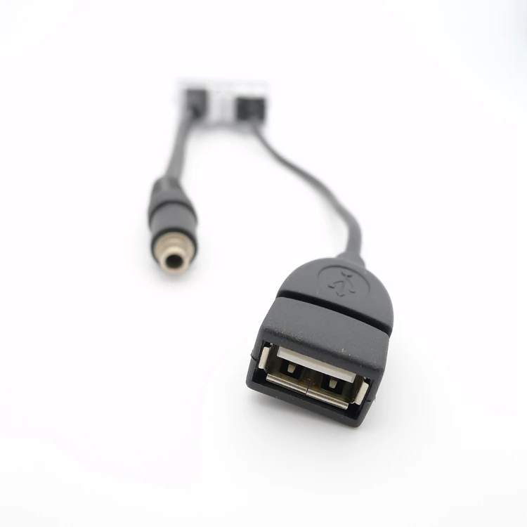 USB и 3,5 стерео аудио Соединитель с коротким кабелем