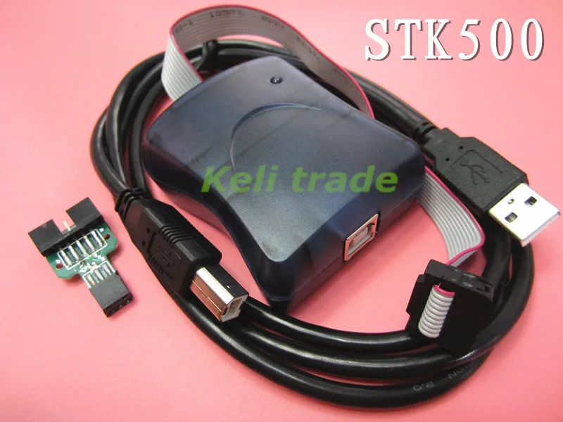 

free shipping 1PCS AVRISP Atmel STK500 AVR programmer USB Atmaga Attiny