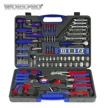 WORKPRO 100-piece Mechanic Tool Kit Repair Tool Kit Direct From Factory Free Shipping