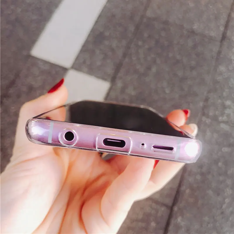 Оригинальный мягкий чехол из ТПУ с зеркалом для samsung A6 A8 2018 A3 A5 J3 J4 J5 J6 J7 J8 плюс 2017 S8