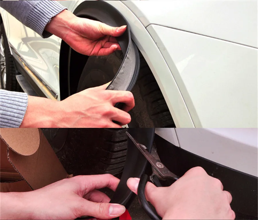 1 пара 5 м X см расширить большой Размеры автомобиля Elantra Accent Tucson Fender отделкой для 2