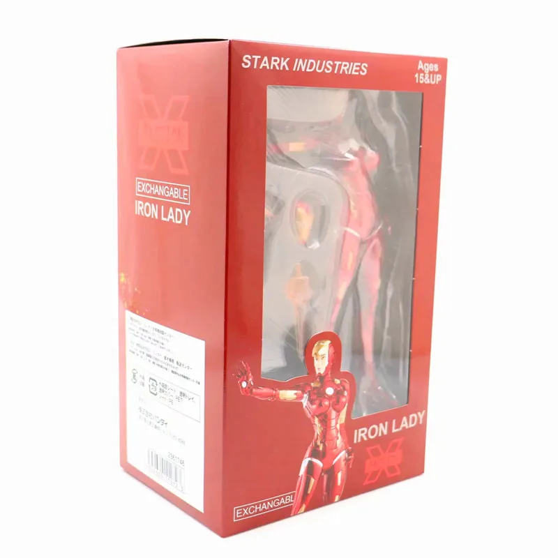 X-FACTION Marvel Superhero Stark Industries X-Faction Iron Lady Pepper Potts MK8 ПВХ фигурка Коллекционная модель игрушки NN0