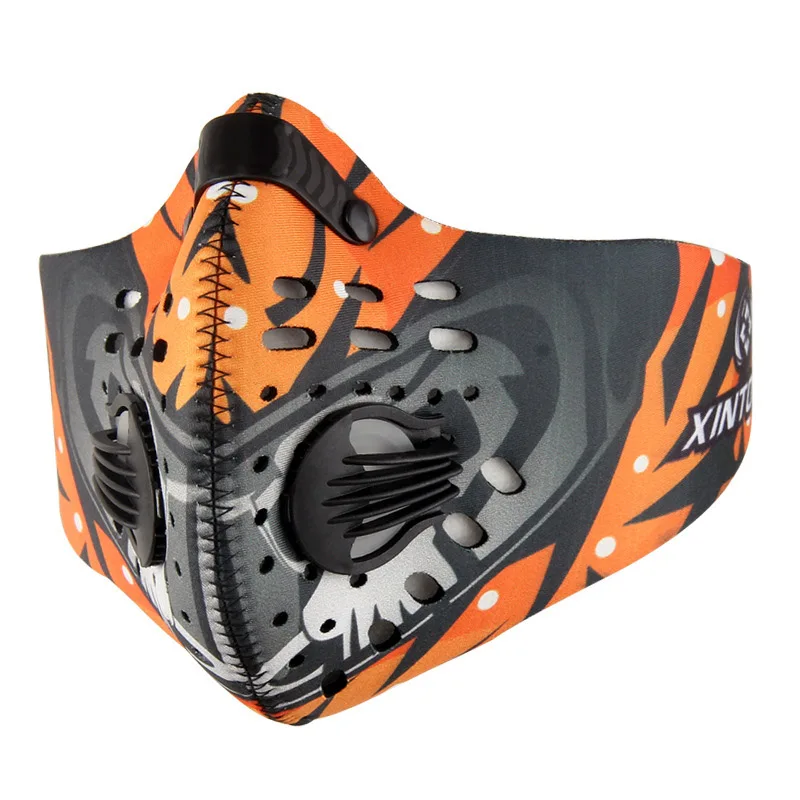 

2019 New Half Face Mouth Mask Dust Windproof Anti Pollen Allergy Activated Carbon Masks Filter Sports Riding Running DSG-Shippi