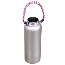 Behokic Регулируемая Paracord бутылка для воды ручка узкое место веревка Перевозчик выживания ремень безопасности кольцо для кемперов туристов Hiker