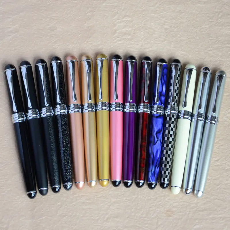 

NOBLE JINHAO X750 ROYAL BLUE MARBLE AND SILVER 0.7mm BROAD NIB FOUNTAIN PEN BLACK PUPLE WHITE PINK GREY 15 COLORS FOR CHOOSE750