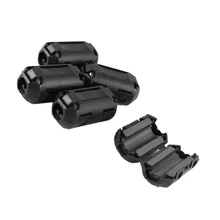 BLEL Hot 5 Pcs Clip On EMI RFI Noise Ferrite Core Filter for 7mm Cable