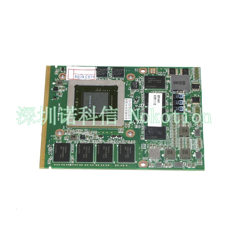 NOKOTION 505986-001 596062-001 для HP EliteBook 17 дюймов 8740 Вт оригинальная Видеокарта NVIDIA Quadro FX2800M |