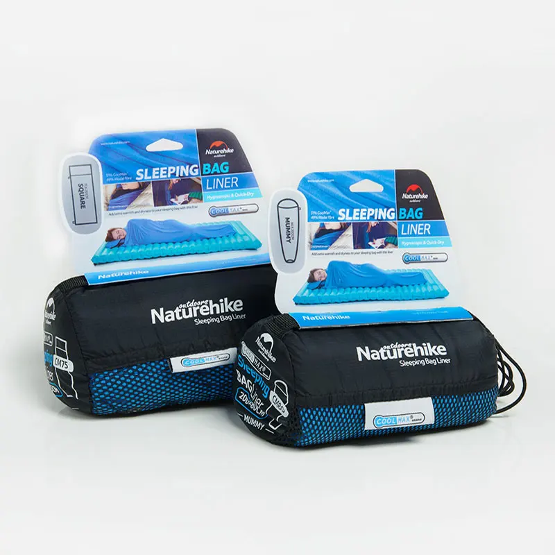 Naturehike Coolmax Конверт Мумия Стиль Портативный Softable спальный мешок Линнер NH17N003