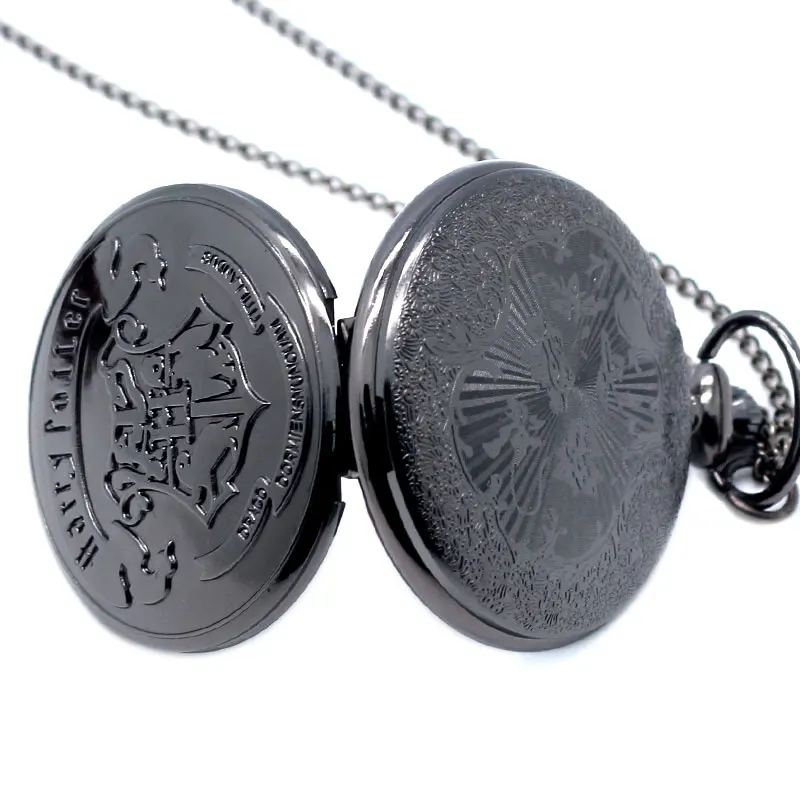 Кварцевые карманные часы Hogwarts The Deathly Hallows из нержавеющей стали ожерелье цепочка Fob часы для мужчин и женщин Подарки