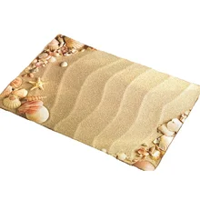 CAMMITEVER песок пляж морские звезды коврик Tapete Ванная комната Кухня для спальни Площадь ковер для гостиной