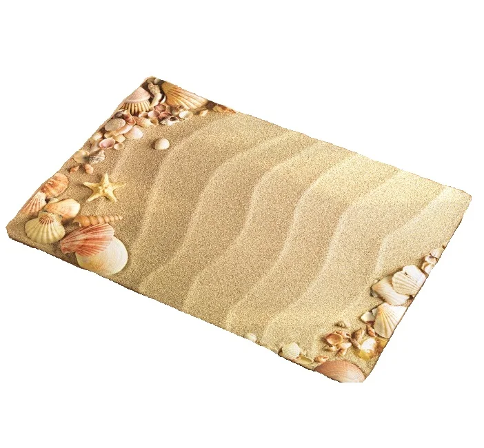 

CAMMITEVER Sand Beach Sea Stars Mat Tapete Bathroom Kitchen For Bedroom Area Rug For Living Room Wholesale Drop Shipping