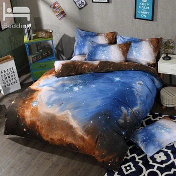 

Galaxy Star 4Pcs/Set 3D Bedding Sets Printed Duvet Cover Set Twin Full Queen King Size Bed Sheet