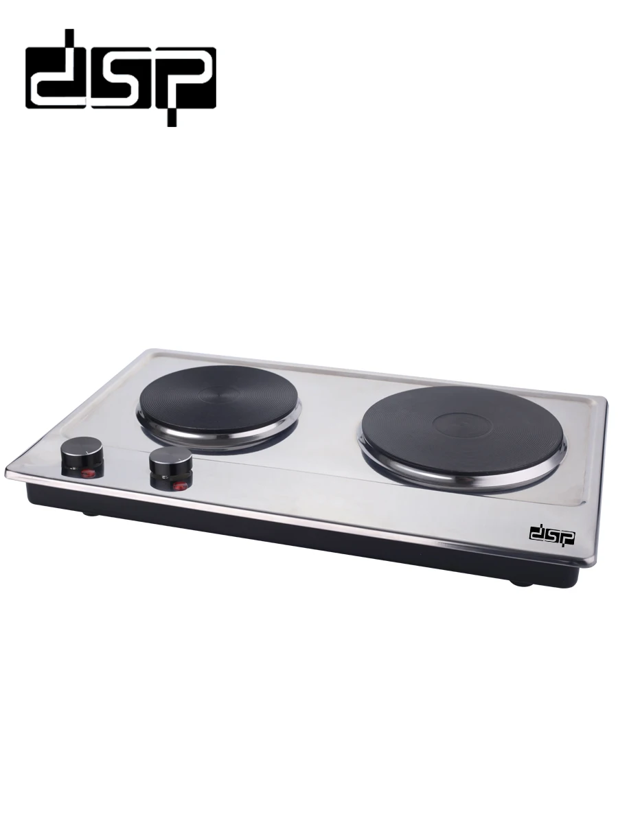 Dsp Electric Cast Iron Double Burner Countertop Hot Plate