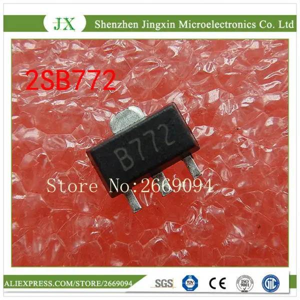 200 шт. 2SB772 SOT89 B772 SMD SOT-89 фотообои новые и оригинальные | Электроника
