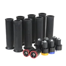 4 вида цветов scooer рукоятка 22 мм Универсальный брусок ЧПУ-типа класса резиновые мотоцикл руля с концевыми наклейка мотоциклетная рукоятка