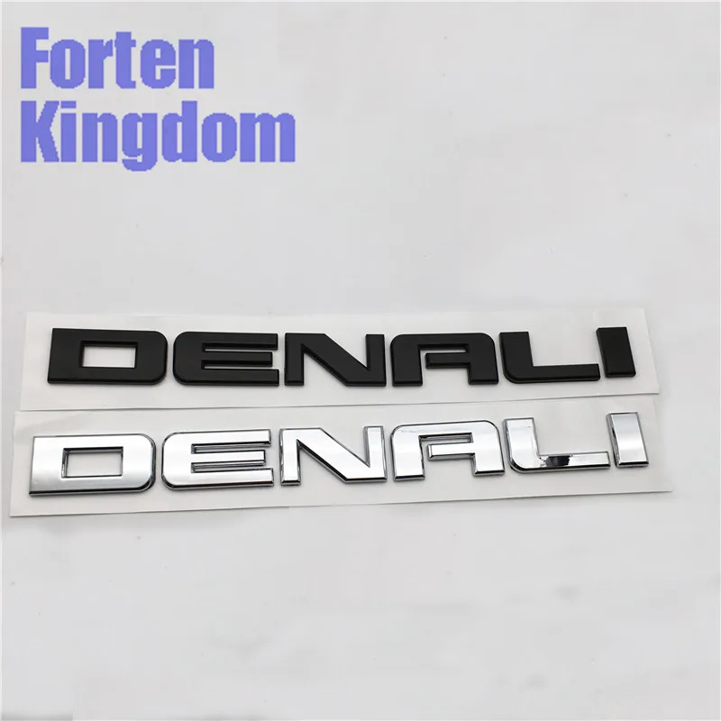 Forten Kingdom 1 шт. слово DENALI Автомобильная дверь боковая или Задняя эмблема багажника