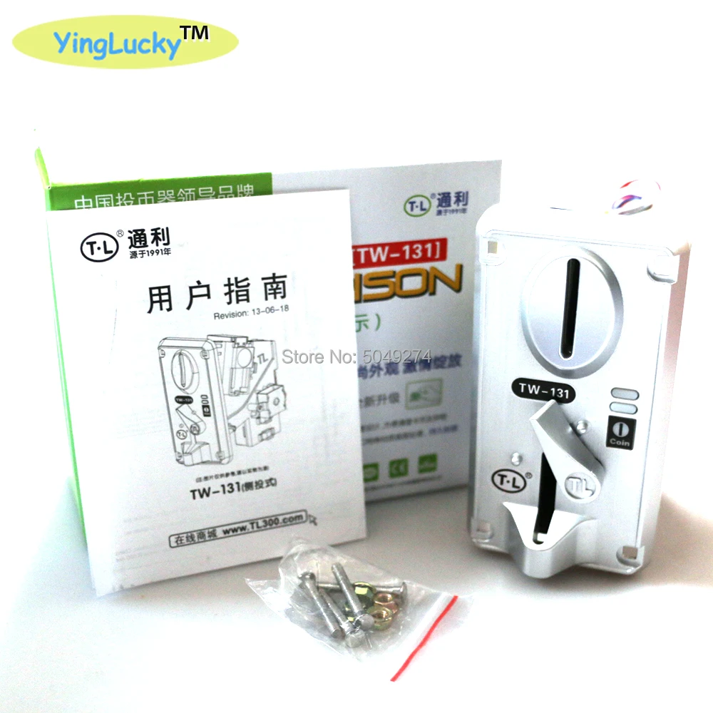

TW-131 Coin Acceptor Electronic Roll Down Coin Acceptor Selector Mechanism Vending Machine Mech Arcade Game Ticket Redemption