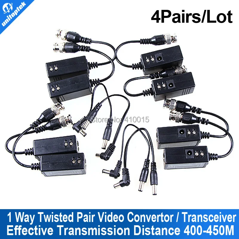 

1 way Twisted Pair video convertor balun Transceiver