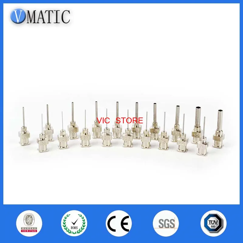 

Free Shipping 12Pcs High Precision All Metal Tips Blunt Stainless Steel Dispensing Needles Tips