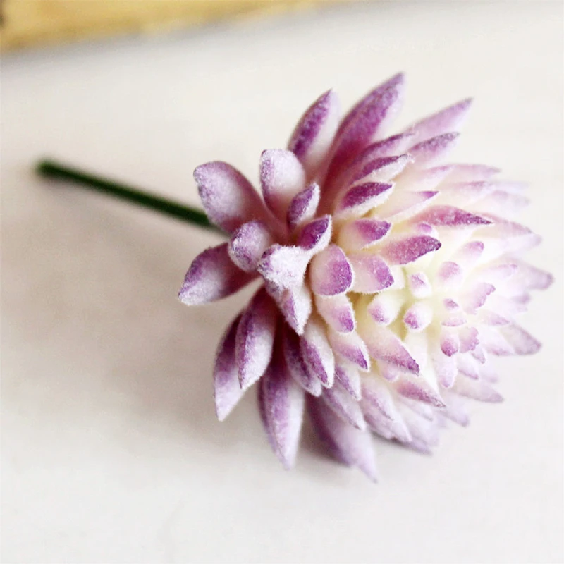 

Artificial Flower Plastic Miniature Succulents Plant Cactus Echeveria Room Decor
