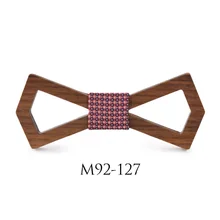 Деревянный галстук-бабочка ручной работы персонализированные подходят для мужчин отец мальчик Свадебная деревянная бабочка