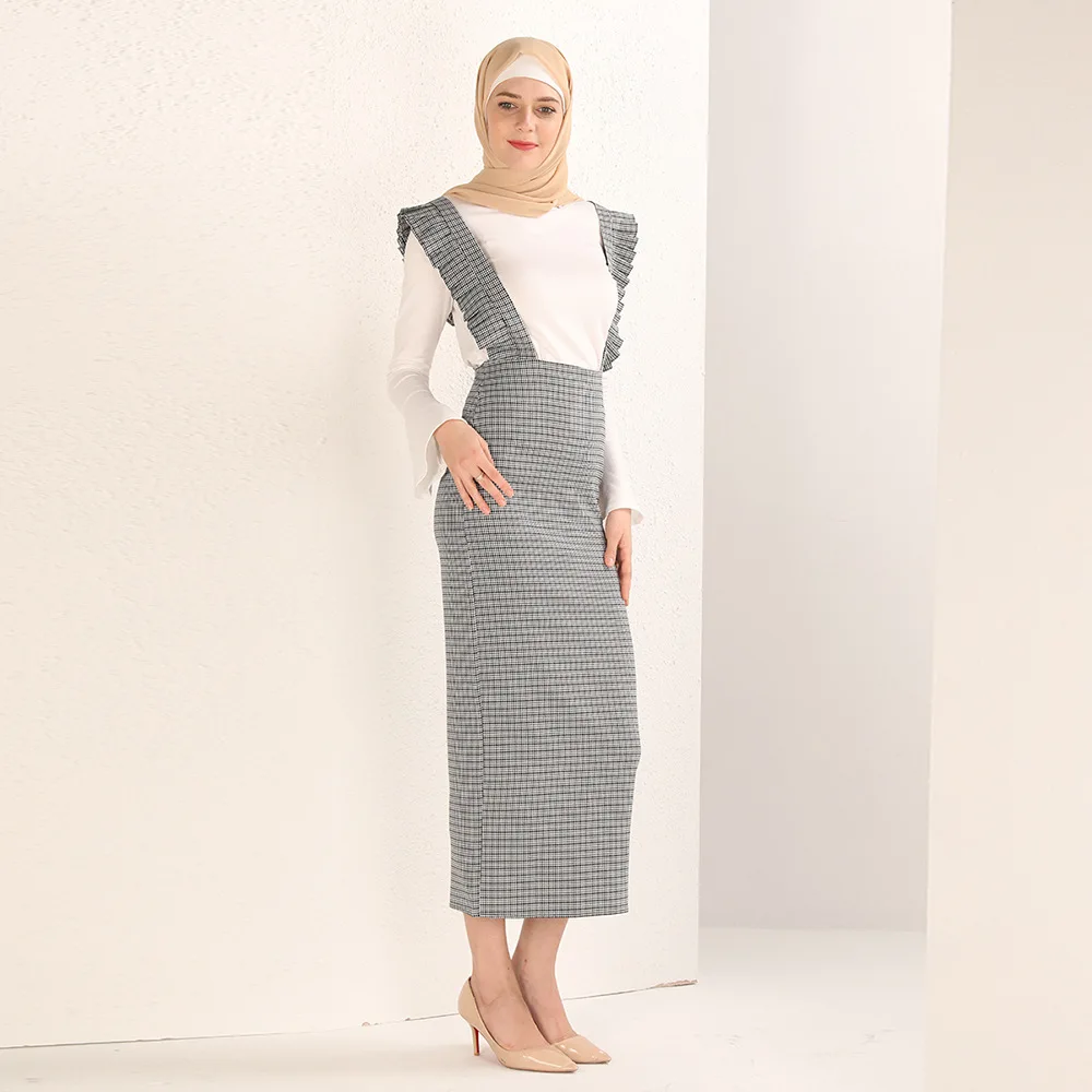 elastic wide leg pants