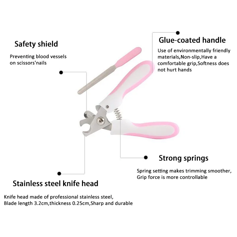 Нержавеющая сталь собаки кошки кусачки для ногтей для домашних животных носок уход резак пилочка для ногтей Портативный ножницы для обрезки ногтей зоотовары точилка для ногтей
