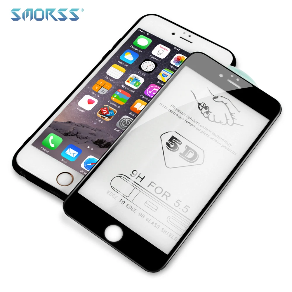 

SMORSS 5D Phone Protection Film for iphone X HD Violet Tempered Glass Full Screen Coverage Anti-fingerprint Phone Glass Films