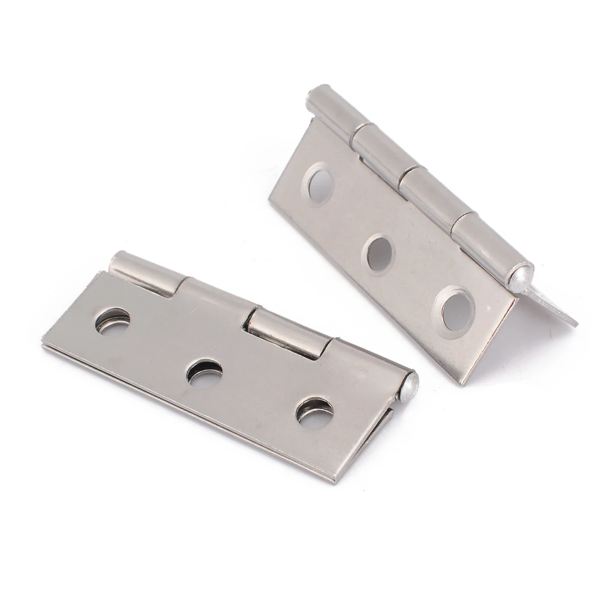 10Pcs Stainless Steel Glass Hinge Door Bearing Butt Hinge Furniture Cabinet Hinges For Home Hardware Accessories