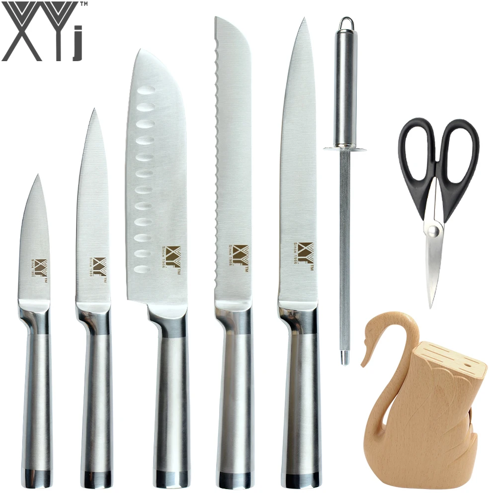 Xyj высокое Класс Нержавеющая сталь Кухонные ножи 8 &quot8&quot 7 &quot5&quot 3.5 &quotНожи с