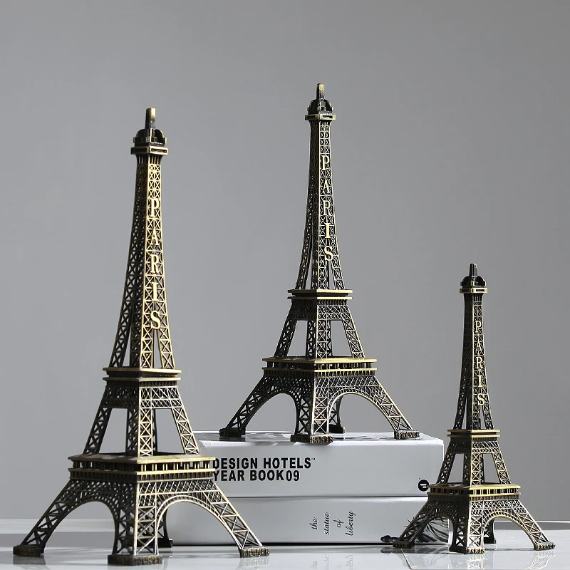 buy Nordic Paris Eiffel Tower decoration living room home American decorations wine cabinet TV cabinet creative small furnishings