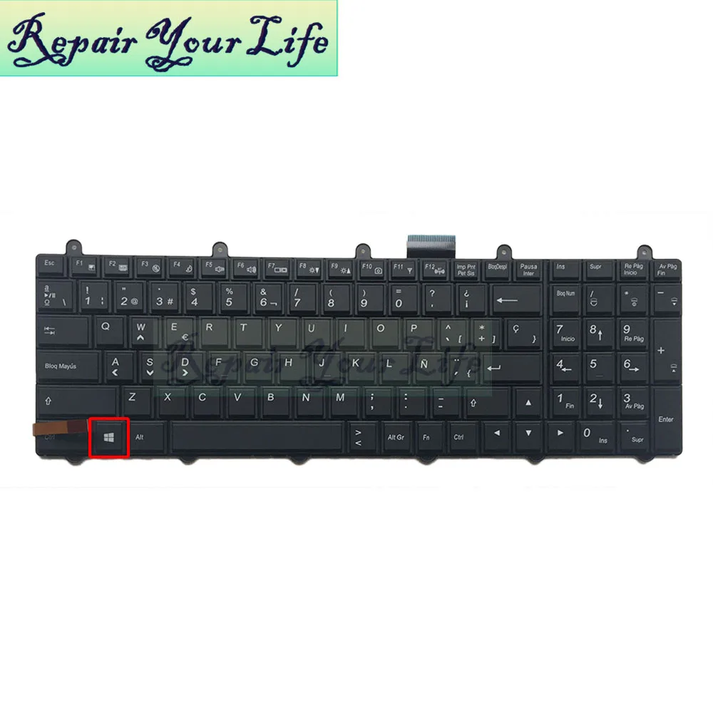 Clevo P150SM SP-B keyboard 5