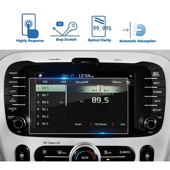 

For Kia Soul 2014-2018 8 Inch Car Navigation Screen Protector Tempered Glass Touch Screen Protector