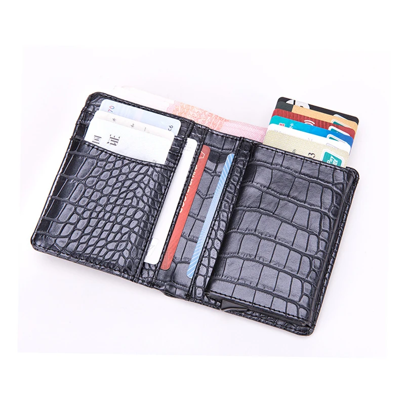 

BYCOBECY 2019 New Wallet for Travel Multifunction Credit Card Holder Single Box Luxury Business Card Wallet for Men and Women