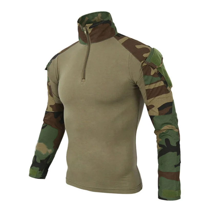  Tactical Military Combat Uniform Multicam Shirt + Pants Elbow Knee Pads US Army Military Uniform Ca
