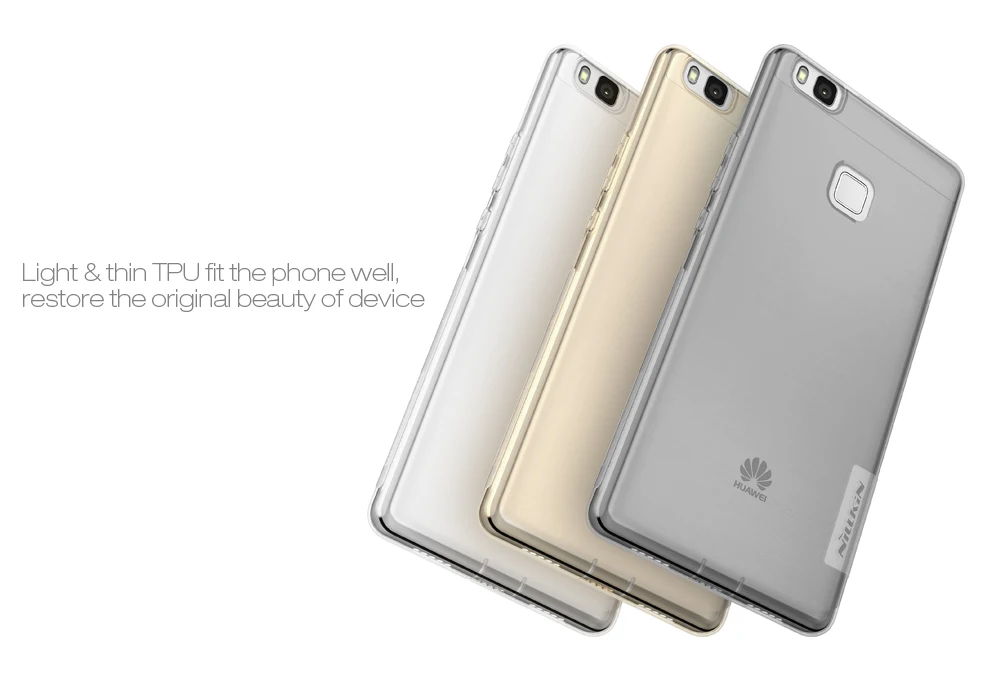 Оригинальный ультратонкий чехол NILLKIN из ТПУ для Ascend Huawei P9 Lite высокое качество