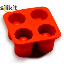 DIY Рождество Торт Инструменты Силиконовые лоток лед выстрел формы для льда маленький размер силиконовые формы