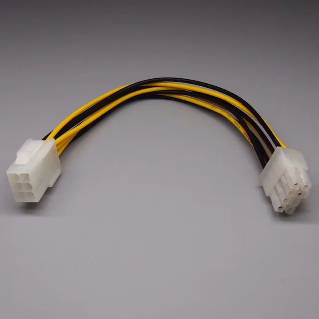 Special Price 30pcs/lot CPU 6pin to 8pin power cord Graphics card computer motherboard 6p to 8p power adapter cable