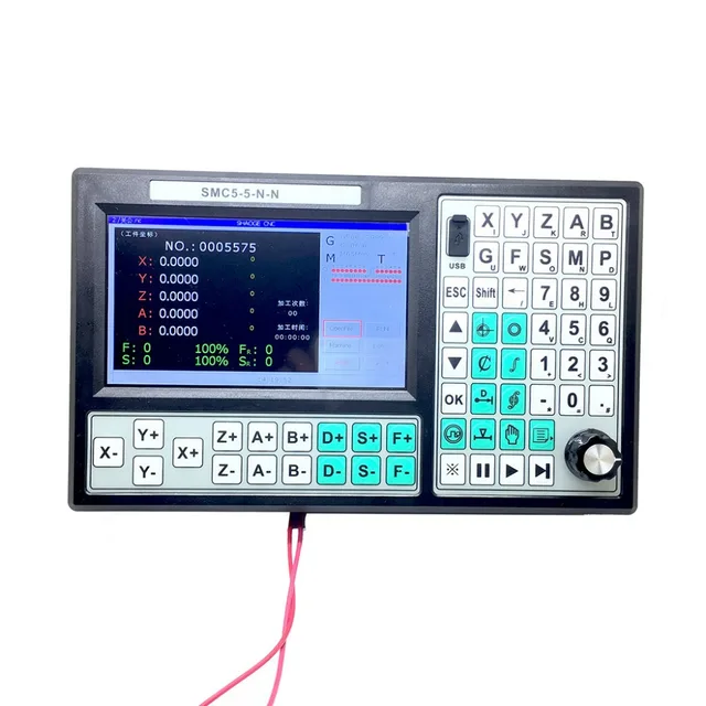 5 axis off-line controller Five axes and five linkage Support handwheel access 7 inch large screen 500khz