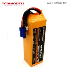 New battery 6S 22.2V 3300mAh 35C RC Helicopter LiPo battery For RC Airplane Quadrotor Drone Car boat Truck RC LiPo battery 6S35C