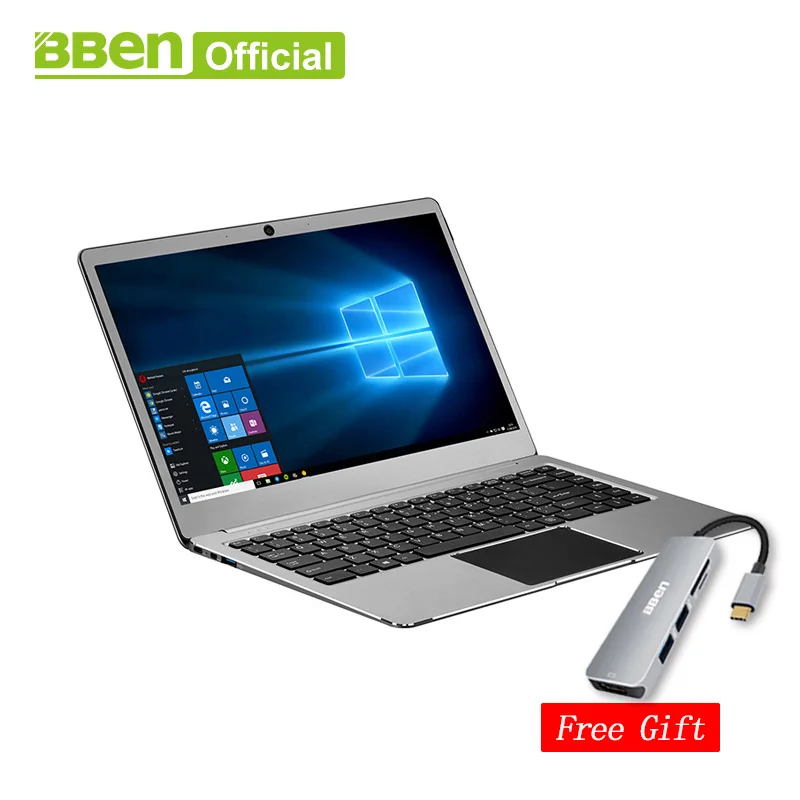 Ноутбук Bben N14W 14 1 дюйма Pro Win10 N3450 4 Гб ОЗУ 64 ГБ Emmc 128 SSD Intel Apollo Lake четыре ядра Wi Fi usb3.0 type