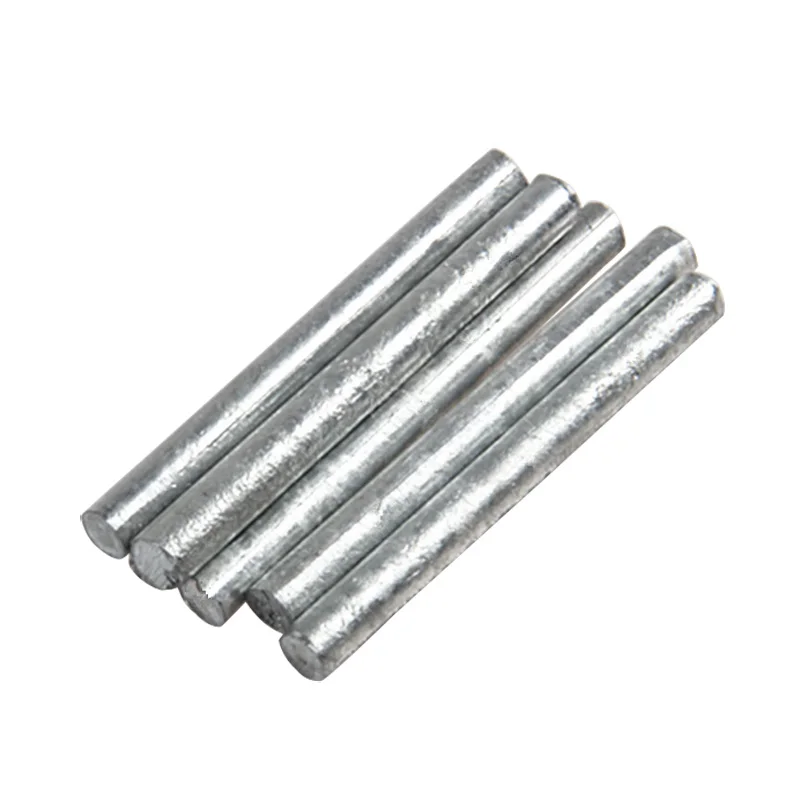 

30mm to 100mm high Purity Zinc Rods Zn 99.5% Anode Electroplating Solid Round Bar Durable Universal for Anode Electroplating