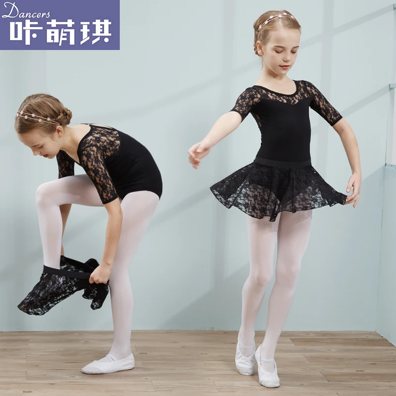 Новое поступление, детское танцевальное платье для девочек кружевной Танцевальный Костюм танцевальная практичная юбка для девочек