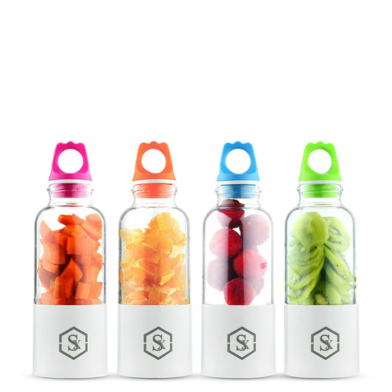 

Mini USB Portable Juicer Recharge Personal Small Juice Fruit Mixer Bottle- Electric Smoothie Mixing Machine Travel Household